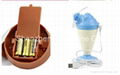 NEW PRODUCT ICE CREAM SHAPE MINI PORTABEL CUTE LED  FAN