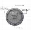 10"wheel  wall clock w/ led backlight function  5