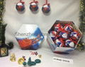 75MM POLYFOAM BALL W/ SHINY FINISH in a color box (14pcs/SET)