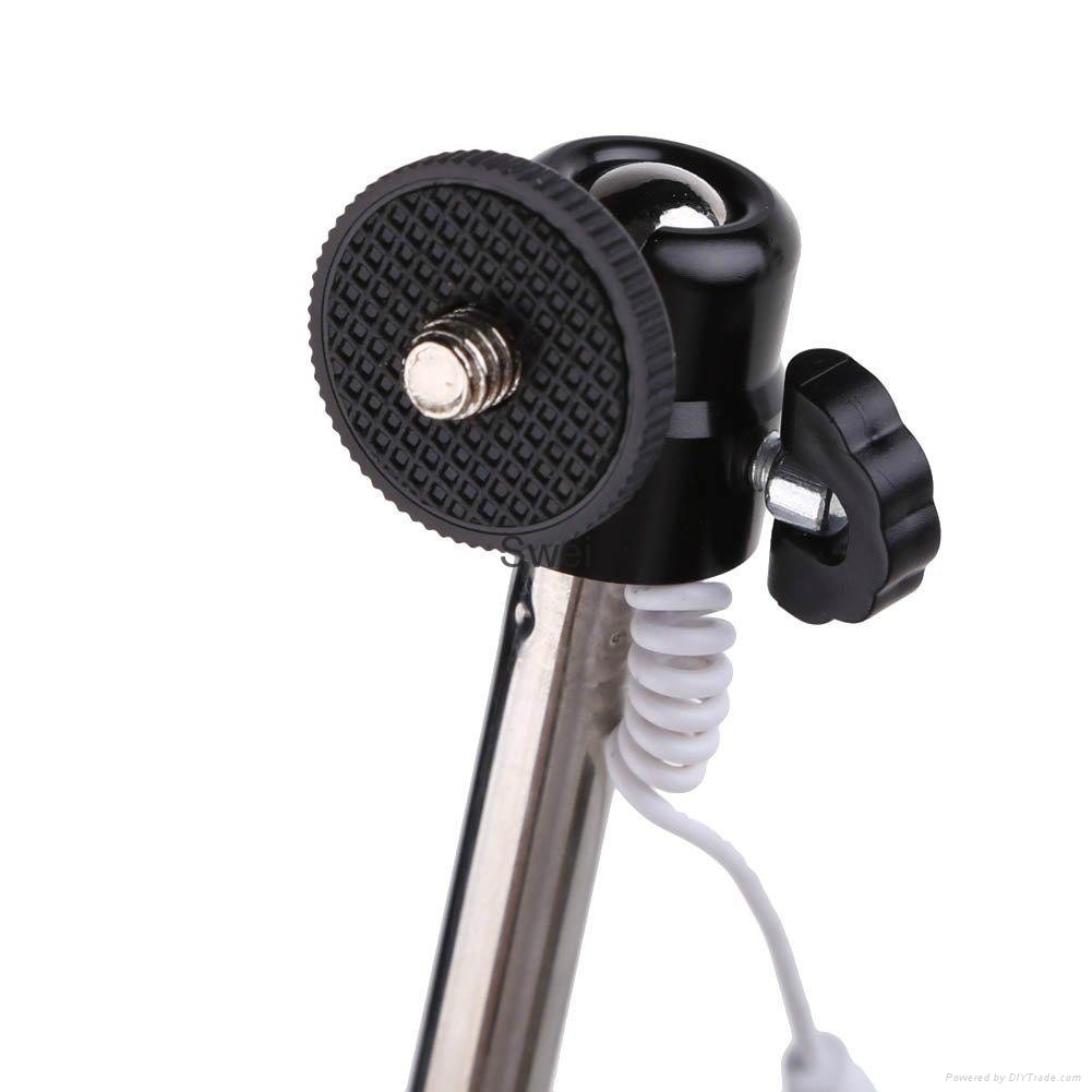 Stylish Handheld Monopod Audio Cable Take Pole For iOS And Android Smartphones 4