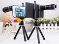 12X Zoom Telephoto Lens With Back Case And Mini Tripod For iPhone6 (4.7") 4