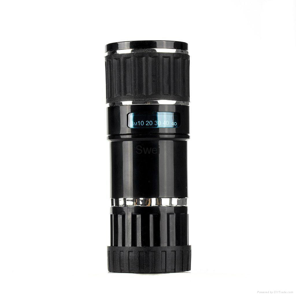 12X Magnifcation Telescope Lens W/ Micro Manual Focus Adjustment Function For iP