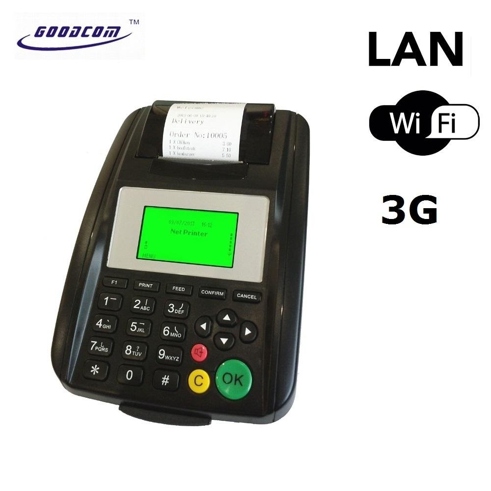 Linux system Wireless Printer with WIFI and Ethernet for printing email orders 