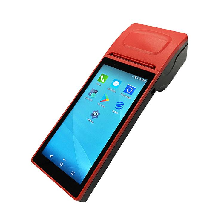 6 inches Big Screen Handheld Android POS Terminal with Thermal Receipt