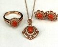 red coral /set #107