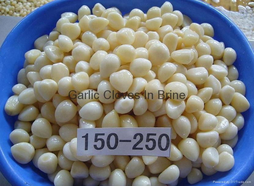 Garlic Cloves In Brine/Email:uniquespice@gmail.com(Click for Large Photo)  