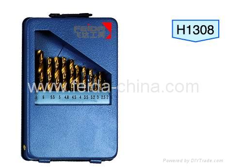 13 pcs HSS drill set in Metal box