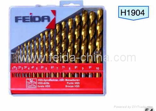 19PCS HSS TWIST DRILL SET