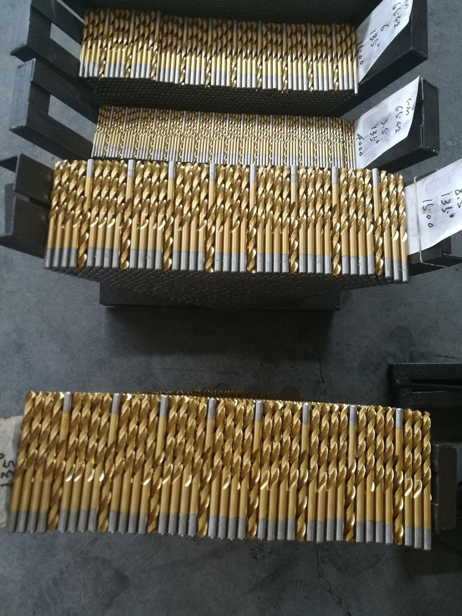 Drill Bits of Titanium  Coated