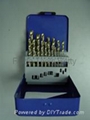 HSS drill bit set,19 pcs with 5% cobalt