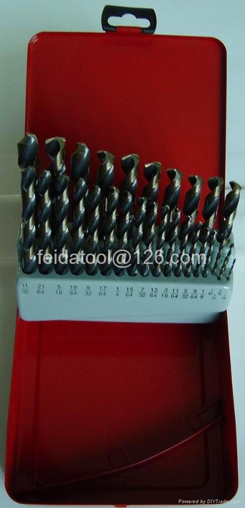  HSS drill bit in Metal Box , 29 pcs