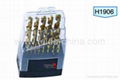 19pcs hss twist drill bit set 1