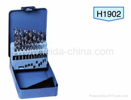 19pcs twist drill set