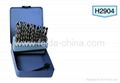 29pcs hss twist drill bit set