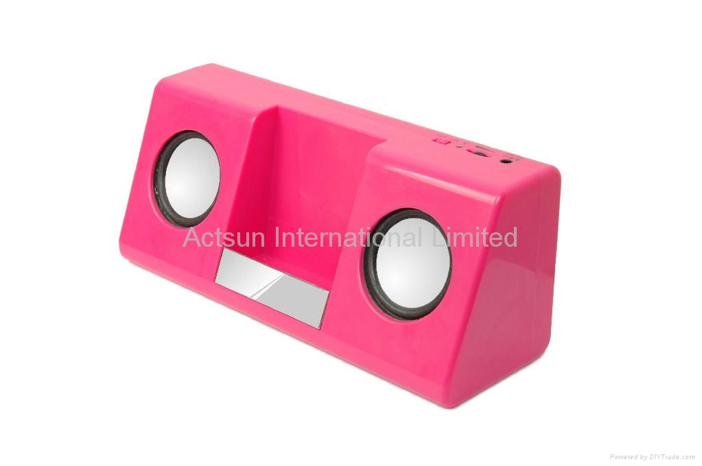 2.0 portable speaker with smart phones 2