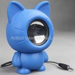 Passive Vinyl Cat USB Speaker, PC-008S 