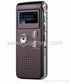 Hot Sell 8G MP3 Digital Voice Recorder (Wine Red) 2