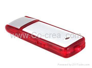 High quality hot sell USB disk with voice recorder 8gb  3