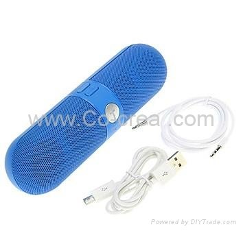 F808 Muti Funtion Bluetooth Speaker Support TF/MP3 Player/FM(Blue) 3
