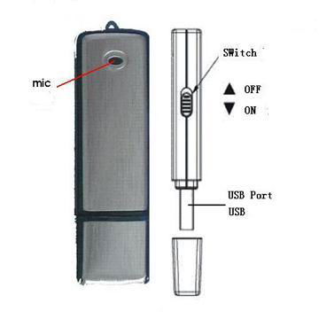 16GB USB Disk with Voice Recorder (AE-BR-VR03)