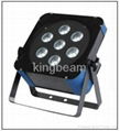 7*3W/8W flat par light