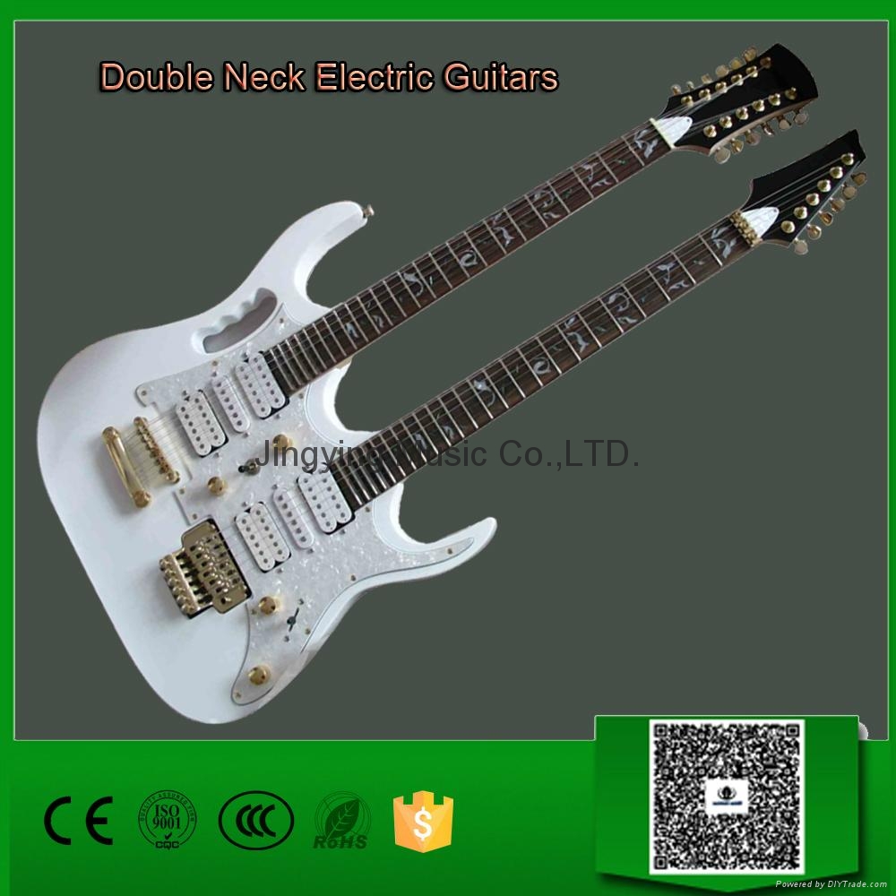 Double (two) Neck (head) Electric Guitar Musical Instruments SHT