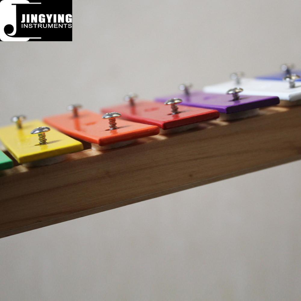 Children Percussion Instrument Colorful 8 Tone Aluminum Metallophone