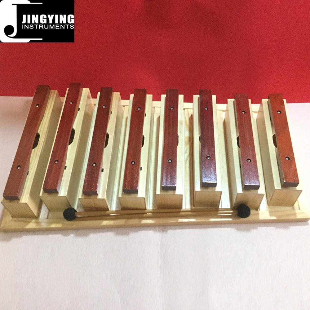 8 Tone Red Wood Xylophone Bars,Sound Brick