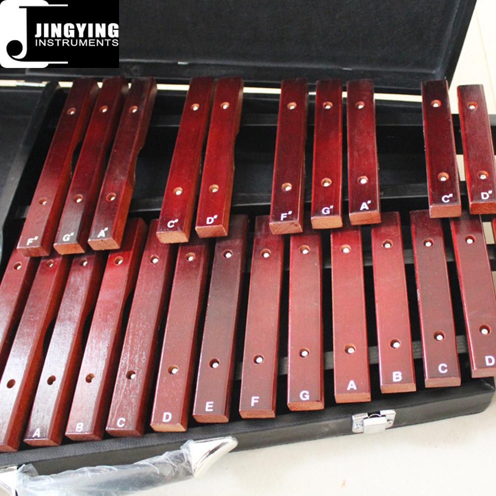 25 Tone Red Wood Xylophone with Case JYHMQ25T Custom (China