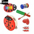 Percussion instrument toy rhythm band set for kids, Orff musical instrument set 