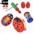 Percussion instrument toy rhythm band set for kids, Orff musical instrument set 