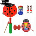 Percussion instrument toy rhythm band set for kids, Orff musical instrument set 