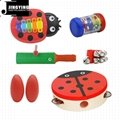 Percussion instrument toy rhythm band set for kids, Orff musical instrument set 