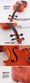 Over 15 years wood, Handcraft, Hand painting JYVL-M500 Middle Grade Violin