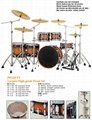 Professional Painting Lacquer 6PCS Drum Kits/Drum Sets