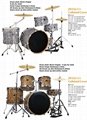 Cellulloid Cover Jazz Drum Sets for sale