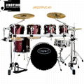 7pcs PVC Cover 9-ply Birch+Poplar Shell Drum Kits