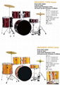 5pcs PVC Cover Drum Sets/Drum Kits