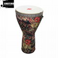 8/9/10 inch African Style Cloth Colorful ABS Djembe Drums