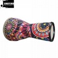 8/9/10 inch African Style Cloth Colorful ABS Djembe Drums