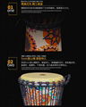 Wholesale Four Flower Type 8/10/12 Inch Fabric Stitching Africa Drums