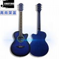 Wholesale 40 Inch Five Color Lack of Angle Acoustic Guitars