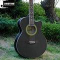 Wholesale 40 Inch Five Color Lack of Angle Acoustic Guitars