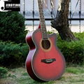 Wholesale 40 Inch Five Color Lack of Angle Acoustic Guitars