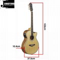 40 Inch Acoustic Guitars with 5 Band LCD EQ