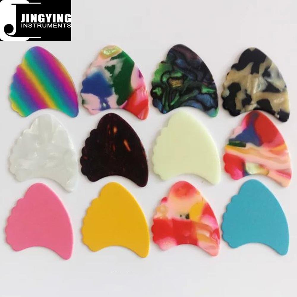 Wholesale China Made Custom Celluloid Special-shaped Guitar Picks