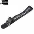 1.2mm Thick Polyester Safety Webbing Genuine Leather Head Guitar Straps