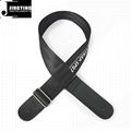 1.2mm Thick Polyester Safety Webbing Genuine Leather Head Guitar Straps