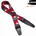 150X5CM Thermal Transfer All Kinds of Skulls Bass Electric Guitar Straps