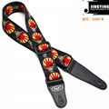 150X5CM Thermal Transfer All Kinds of Skulls Bass Electric Guitar Straps